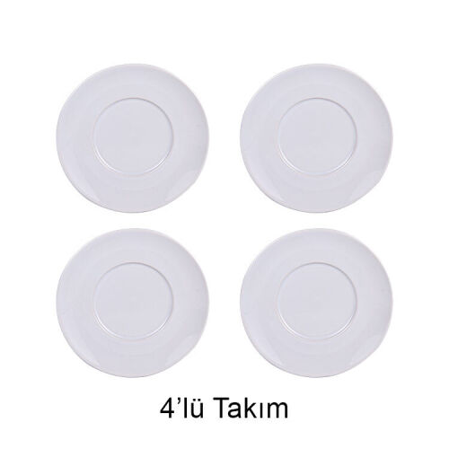 Porselen Kupa Bardak Altlığı - 4'lü Paket - OFİSOMİ-T