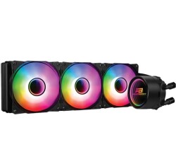 PowerBoost ALPHA 360B ARGB Fanlı 360mm (LGA1700-AM4-AM5) Uyumlu Sıvı Soğutma Sistemi (Siyah) - 1
