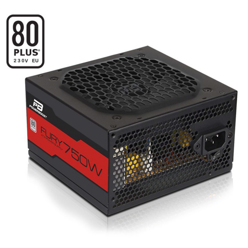 PowerBoost BST-ATX750WEU FURY ACTIVE PFC 750W 80+ GAMING PSU (BOX) - Boost