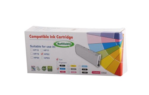 Print-Rite Hp CH566A Cyan Mavi Kartuş(82) - 1