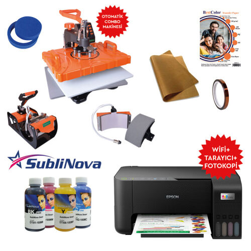 Profesyonel Combo Transfer Baskı Seti - OFİSOMİ-T