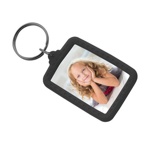 Promosyon Kauçuk Siyah Anahtarlık - OFİSOMİ-S