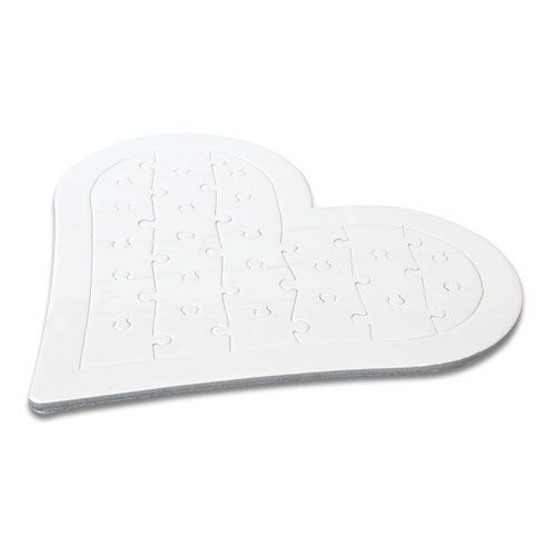 Puzzle Süblimasyon A4 Kalpli 80 Parça ,Transfer Baskı Puzzle , Yapboz - OFİSOMİ (1)