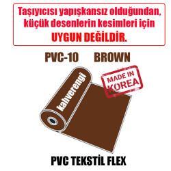 PVC Kahverengi (Brown) Flex / 51 cm x 1 metre - 1