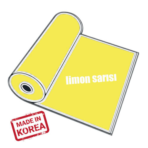 PVC Limon Sarı (Lemon Yellow) Flex / 51 cm x 1 metre - OFİSOMİ-S (1)