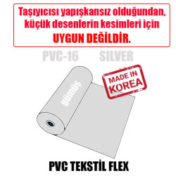 PVC Mat Gümüş (Silver) Flex / 51 cm x 1 metre - 1