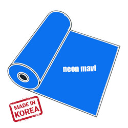 PVC Neon Mavi (Neon Blue) Flex / 51 cm x 1 metre - 2