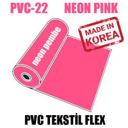 PVC Neon Pembe (Neon Pink) Flex / 51 cm x 1 metre - 1
