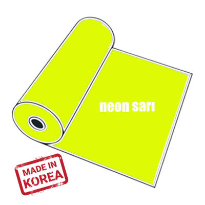 PVC Neon Sarı (Neon Yellow) Flex / 51 cm x 1 metre - 2