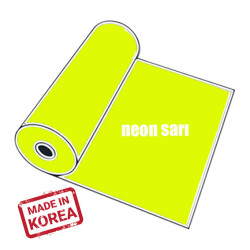 PVC Neon Sarı (Neon Yellow) Flex / 51 cm x 1 metre - 2