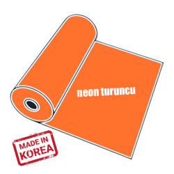 PVC Neon Turuncu (Neon Orange) Flex / 51 cm x 1 metre - 2