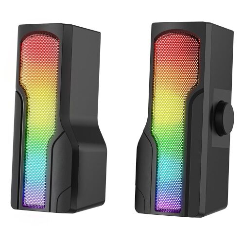Rampage Arty X13 2.0 Bluetoothlu Rms 3W-2 RGB Işıklı Multimedia Usb 5V 45dB Gaming Oyuncu Speaker - 1
