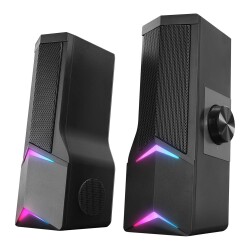 Rampage Elegant X10 2.0 Bluetoothlu Rms 3W-2 RGB Işıklı Multimedia Usb 5V 45dB Gaming Oyuncu Speaker - 2