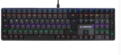Rampage GRANITE PRO Siyah-Gri Low Profile BLUE SWITCH Q Rainbow Mekanik Gaming Oyuncu Klavye - 1