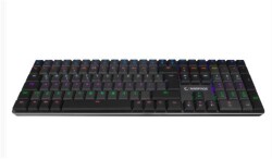 Rampage GRANITE PRO Siyah-Gri Low Profile BLUE SWITCH Q Rainbow Mekanik Gaming Oyuncu Klavye - 2