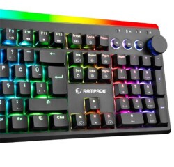 Rampage KB-R97 X-TRACER Siyah RGB Aydınlatmalı Red SwitchGaming Oyuncu Mekanik Klavye - 1