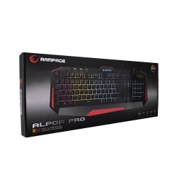 Rampage KB-RX7 ALPOR PRO Siyah USB RGB Aydınlatmalı Q Gaming Oyuncu Klavyesi - 1