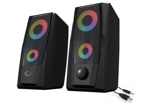 Rampage RMS-X9 2.0 RGB Işıklı Multimedia 5V 30dB Gaming Oyuncu Speaker - RAMPAGE