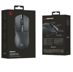 Rampage ZENITH BT+Wired+2.4G Siyah Kablosuz PAW3395 52833 MCU Gaming Oyuncu Mouse - 1