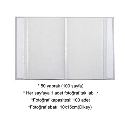 Renkli Desenli 100'lük 10x15cm. Promosyon Fotoğraf Albümü - 2