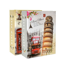 Renkli Desenli 100'lük 10x15cm. Promosyon Fotoğraf Albümü - 1