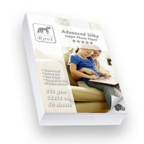 Rovi Advanced İpek 13x18 Fotoğraf Kağıdı 260gr - 50 Yaprak - ROVİ
