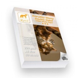 Rovi Everyday Parlak Çift Taraflı A6 Fotoğraf Kağıdı 220gr - 50 Yaprak - 1