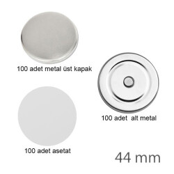 Rozet Magnet 44 mm (100 adet) - 2