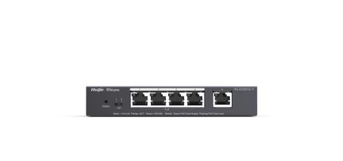 Ruijie-Reyee RG-ES205GC-P 4Port POE+ 10-100-1000 Mbps+1 Port 10-100-1000 Mbps Gb Yönetilebilir 54W - RUIJIE