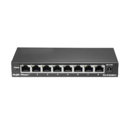 Ruijie-Reyee RG-ES208GC 8 Port 10-100-1000 Mbps Yönetilebilir Switch Çelik Kasa - 1