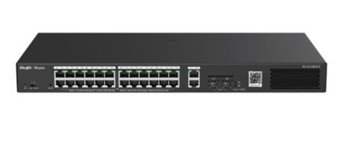Ruijie-Reyee RG-ES228GS-LP 28 Port 10-100-1000 Yönetilebilir 2SFP 2Gigabit Uplink 24Port PoE+(250W) - RUIJIE REYEE