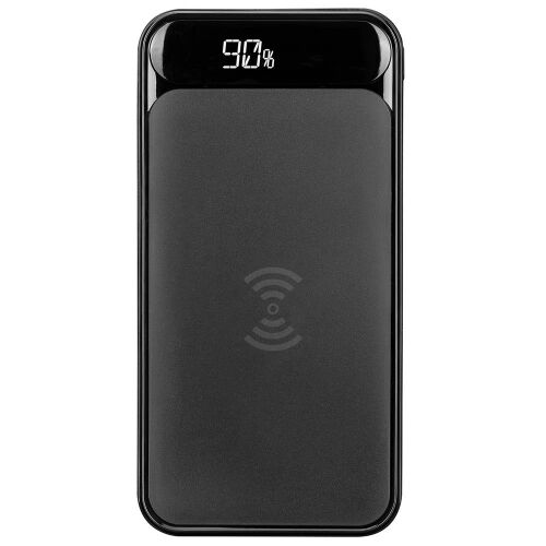 S-link IP-217W 10000mAh Powerbank 2 Usb Port Siyah Kablosuz LCD Ekranlı Taşınabilir Pil Şarj Cihazı - S-LİNK