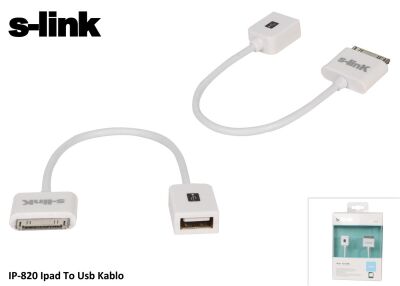 S-link IP-820 Ipad To Usb Dişi Kablo - 1