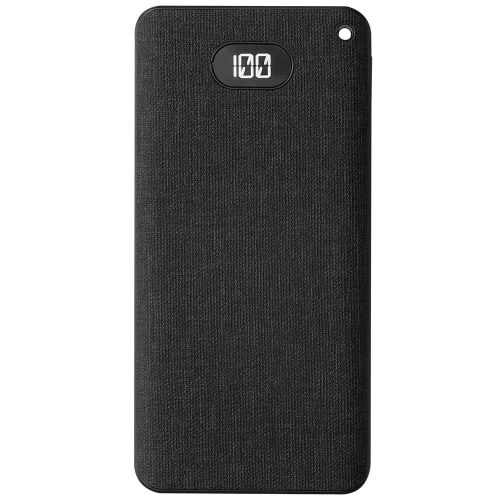 S-link IP-G10RW 10000mAh Kablosuz USB+Type-C+Micro Siyah LCD Ekranlı Taşınabilir Pil Şarj Cihazı - S-LİNK