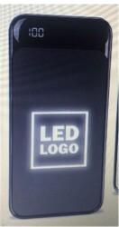 S-link IP-G2711 10000mAh Powerbank 2 Usb Port Siyah LCD+LED Gösterli Pil Şarj Cihazı(Gizli Led) - 2