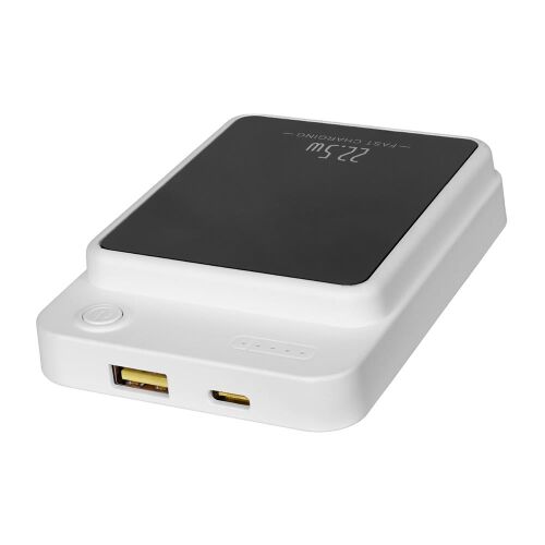 S-link M1021 10000mAh Magsafe 15W HSC22.5W+PD20W+QC3.0 Beyaz LCD Taşınabilir Şarj Cihazı Powerbank - S-LİNK (1)