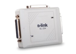 S-link SL-254 2 Port Otomatik Switch (Giriş 2 Adet Dişi DB25 Paralel Port)(Çıkış DB25 Paralel) - 1
