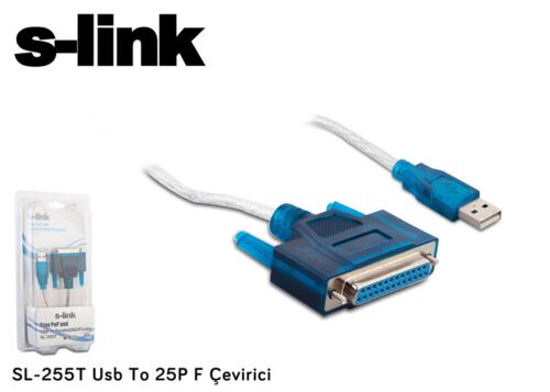 S-link SL-255T Usb To 25P F Çevirici - S-LİNK