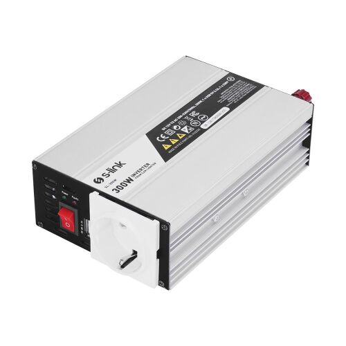 S-link SL-300W 300W DC12V-AC230V Çakmaktan Power Inverter - S-LİNK