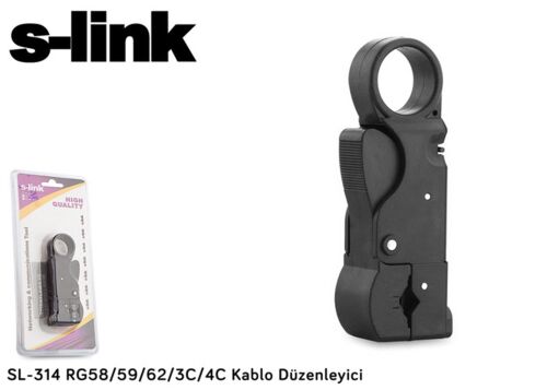 S-link SL-314 RG58-59-62-3C-4C Kablo Ucu Soyucu - S-LİNK