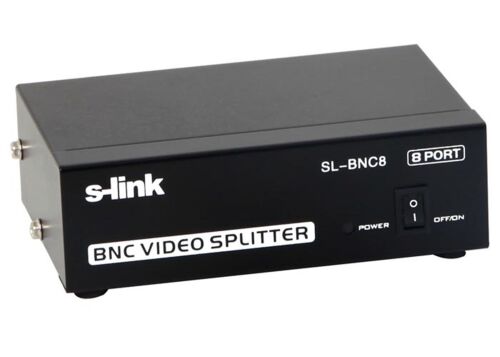 S-link SL-BNC8 8 ports BNC Splitter - S-LİNK