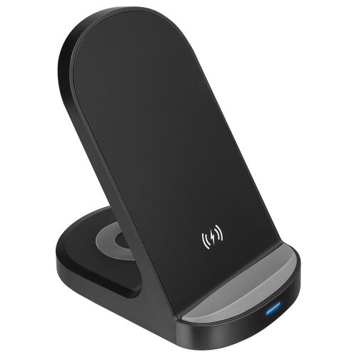 S-link SL-CW05 Mobil Telefon Uyumlu 15W LED Logo PRM Siyah Kablosuz Şarj Cihazı - S-LİNK