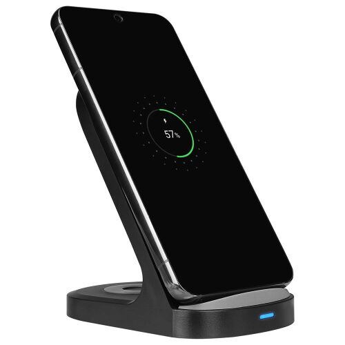 S-link SL-CW05 Mobil Telefon Uyumlu 15W LED Logo PRM Siyah Kablosuz Şarj Cihazı - S-LİNK (1)