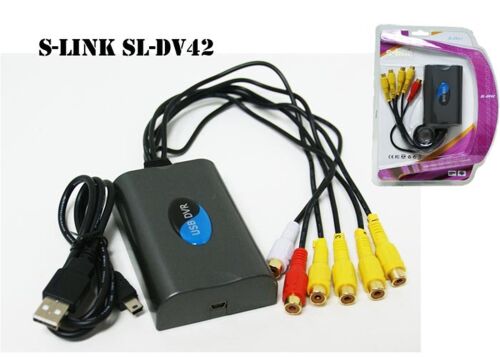 S-link SL-DV42 Usb To DVR 4 Port Adaptör - S-LİNK
