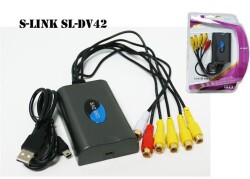 S-link SL-DV42 Usb To DVR 4 Port Adaptör - 1