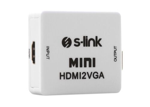 S-link SL-HVC10 HDMI to VGA + Audio Çevirici - S-LİNK