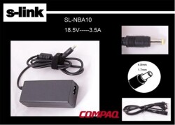 S-link SL-NBA10 18.5v 3.5a 4.8-1.7 Notebook Adaptörü - 1