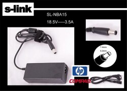 S-link SL-NBA15 18.5v 3.5a 7.4-5.0 Notebook Adaptör - 1