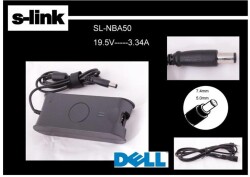 S-link SL-NBA50 19.5v 3.34a 7.4-5.0 Notebook Adaptörü - 1