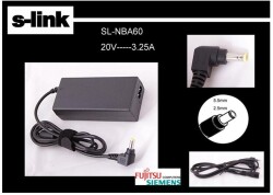 S-link SL-NBA60 20v 3.25a 5.5-2.5 Notebook Adaptörü - 1